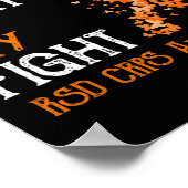 Haar gevecht is mijn gevecht RSD CRPS Awareness 3 Poster (Hoek)