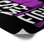 Haar gevecht is mijn gevecht - SLE Lupus Awareness Poster (Hoek)