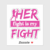 Haar gevecht is mijn gevecht sticker (Vel)