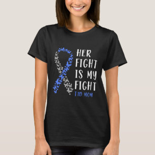 Haar gevecht is mijn gevecht T1D Mom - Diabetes Aw T-shirt