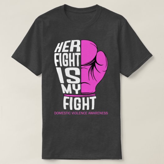 Haar gevecht is mijn gevecht t-shirt (Design voorkant)