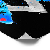 Haar gevecht is mijn gevecht tegen blauw lintje ty poster (Hoek)