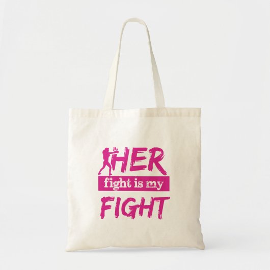 Haar gevecht is mijn gevecht tote bag (Voorkant)