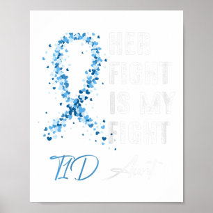 Haar gevecht is mijn T1D tante Type 1 diabetes Awa Poster