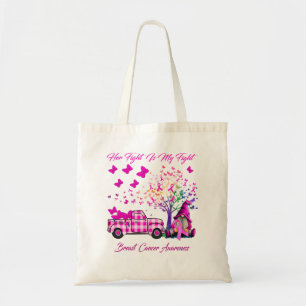 Haar gevecht is mijn vechtborstkankerboom. tote bag