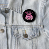 Haar gevecht is mijn vechtpartner Borstkanker bewu Ronde Button 5,7 Cm (In situ)