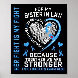 Haar gevecht is mijn vechtzuster in de wet type 1  poster
