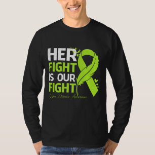 Haar gevecht is onze strijd tegen de LYME ZIEKTE T-shirt