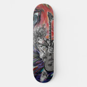 Haar gitaar kunst persoonlijk skateboard (Voorkant)