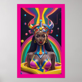 Haar glamour maakte hen vrij poster