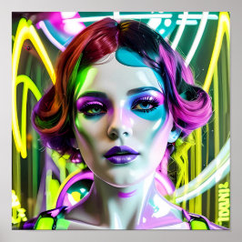 Haar glamour wordt haar poster