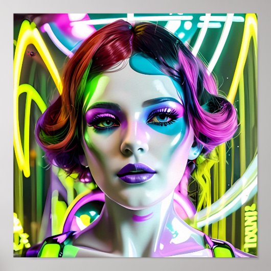 Haar glamour wordt haar poster (Voorkant)