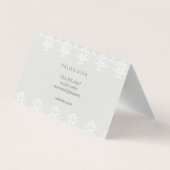 HAAR | Goudborstel en pijlen | Marmer Visitekaartje (Achterkant)