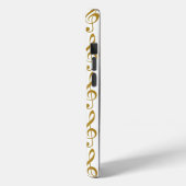 haar gouden treble slim musical note Case-Mate iPhone case (Achterkant / Links)