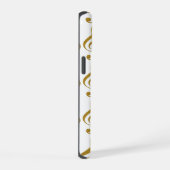 haar gouden treble slim musical note iPhone 15 case (Rechterkant)