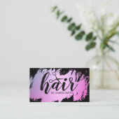 HAAR/goudpenseel (Glamour) Visitekaartje (Staand voorkant)