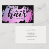 HAAR/goudpenseel (Glamour) Visitekaartje (Voorkant / Achterkant)