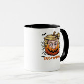 Haar Grappig Pompoen Halloween Boo - Politieke Hum Mok (Voorkant rechts)