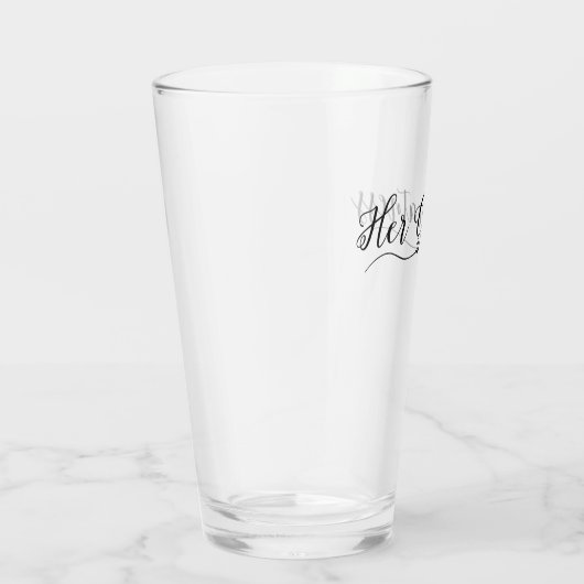 "Haar grootsheid" Glas (Rechts)
