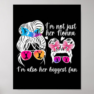 Haar grootste fan Cheer Nonna van een Cheerleader  Poster