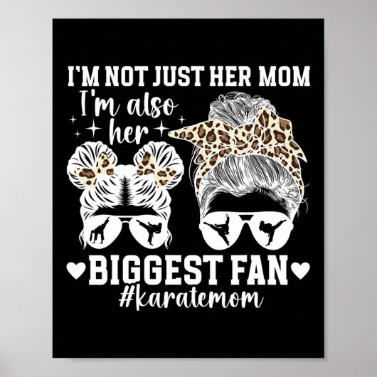 Haar grootste fan Karate Moeder Karate Moeder Kara Poster (Voorkant)