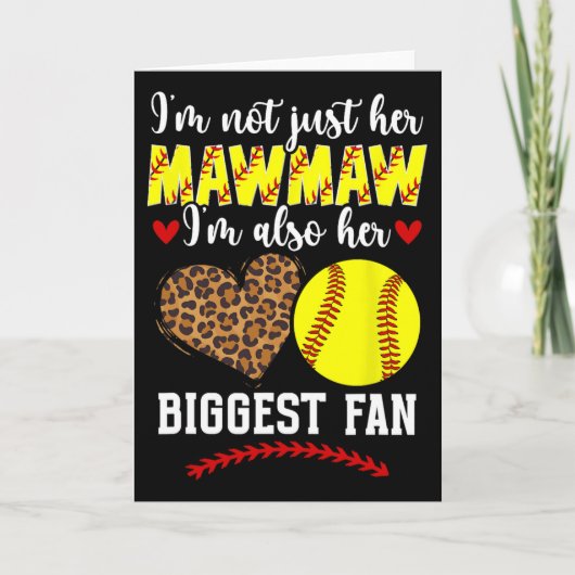 Haar grootste fan Softll Mawmaw van een Softll spe Kaart (Voorkant)