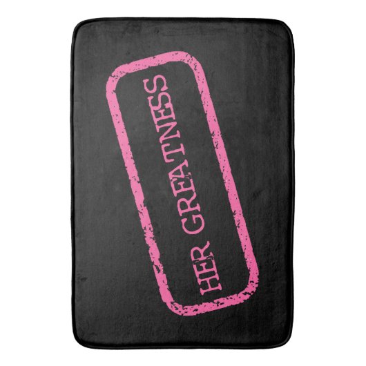 "HAAR GROOTTE" BADMAT (Voorkant Verticaal)