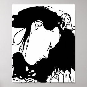 HAAR HAAR ACHTER POSTER