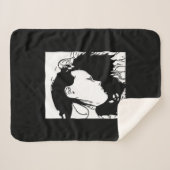 HAAR HAAR ACHTER SHERPA DEKEN (Voorkant (horizontaal))