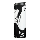 HAAR HAAR ACHTER THERMOSBEKER (Gedraaid links)