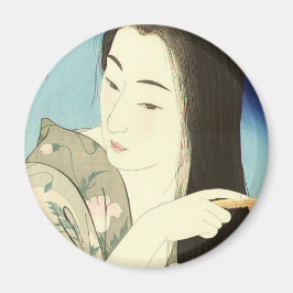 Haar haar haar haar (mooie Aziatische vrouw) (Koto Magneet