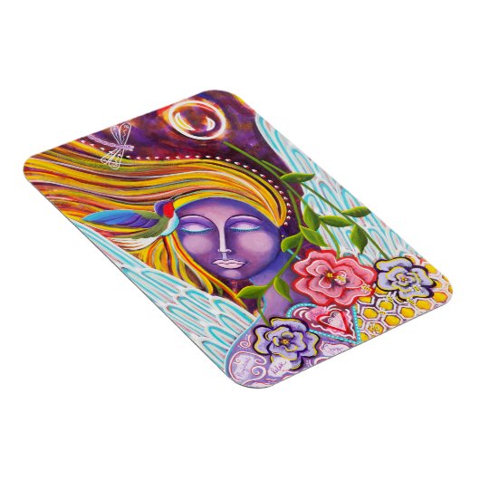 "Haar hart fladdert vrij" Magneet (Rechterzijde)