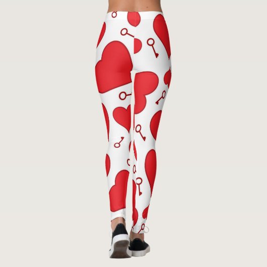 Haar hart Leggings (Achterkant)
