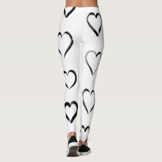 Haar hart Leggings (Achterkant)