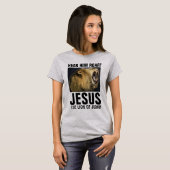HAAR HEM ROAR! JESUS, LION OF JUDAH T-Shirts (Voorkant volledig)