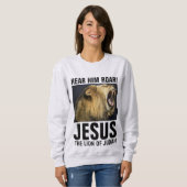 HAAR HEM ROAR! JESUS, LION OF JUDAH T-Shirts (Voorkant volledig)