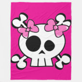 Haar hoofd 60x80 fleece deken (Voorkant)