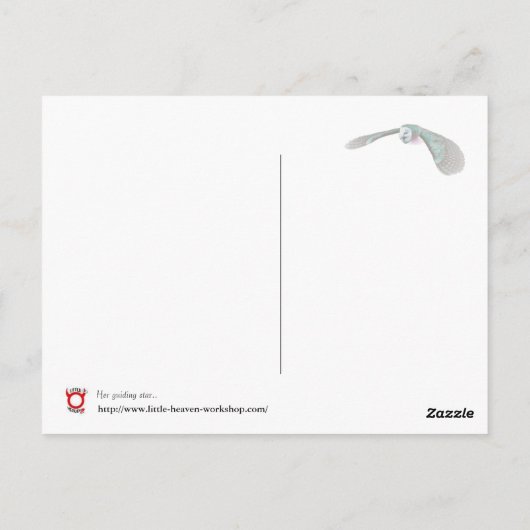 Haar hoofdster... briefkaart (Achterkant)