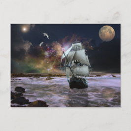 Haar hoofdster... briefkaart