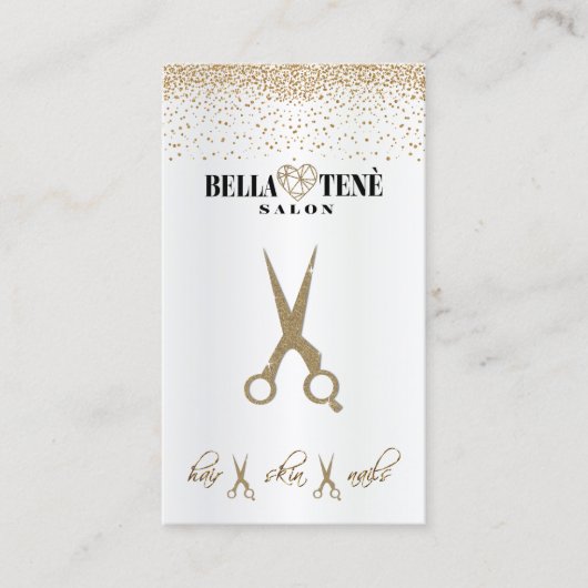 Haar, huid en nagels visitekaartje (Voorkant)