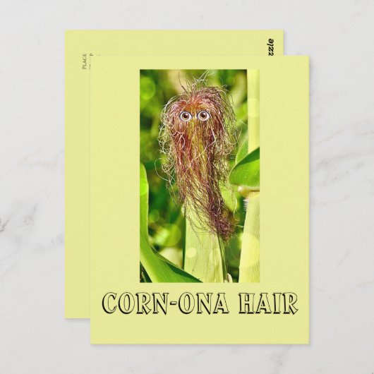 Haar Humor Post Kaart (Voorkant / Achterkant)