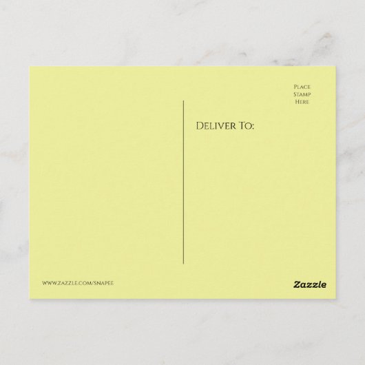 Haar Humor Post Kaart (Achterkant)