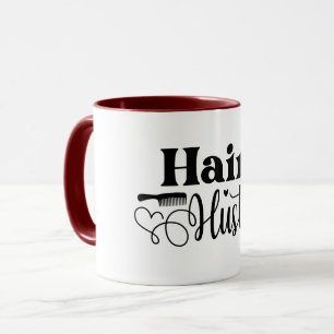 Haar Hustler Minimalistische Kapsalon Stylist Mok