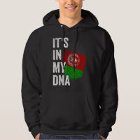 HAAR IN MIJN DNA-Afghanistan Vlag Afghaanse Roots