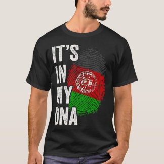 HAAR IN MIJN DNA-Afghanistan Vlag Afghaanse Roots T-shirt