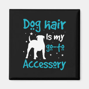 Haar is Go-to Accessoire - American Bulldog Magneet