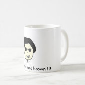 Haar james bruin!!! koffiemok (Voorkant rechts)