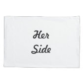 Haar kant is omkeerbaar kussensloop (Achterkant-Links)