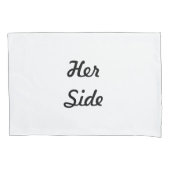 Haar kant is omkeerbaar kussensloop (Voorkant-Links)