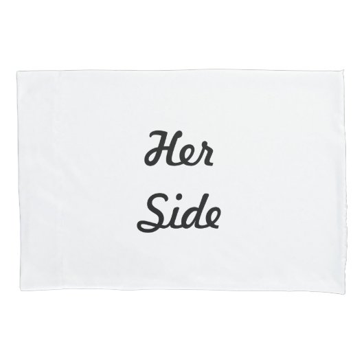 Haar kant is omkeerbaar kussensloop (Voorkant-Links)